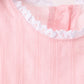 Pink Lace Ruffle Pants Set