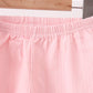 Pink Lace Ruffle Pants Set
