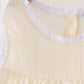 Beige Jacquard Lace Dress
