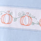 Blue Pumpkin Embroidery Gingham Shorts Set