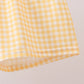 Blue Pumpkin Embroidery Gingham Shorts Set