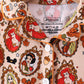 Orange princess bamboo pajama set