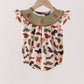Camouflage Pumpkin Embroidery Ruffle Bubble