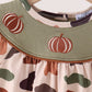 Camouflage Pumpkin Embroidery Ruffle Bubble