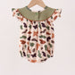 Camouflage Pumpkin Embroidery Ruffle Bubble