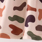 Camouflage Pumpkin Embroidery Ruffle Shorts Set