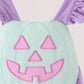 Purple Jack-O-Lantern Applique Ruffle Bubble