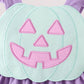 Purple Jack-O-Lantern Applique Ruffle Dress