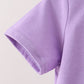 Purple Jack-O-Lantern Applique Top