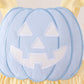 Cream Jack-O-Lantern Applique Ruffle Dress