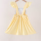 Cream Jack-O-Lantern Applique Ruffle Dress