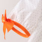 Orange Pumpkin Bow Embroidery Bloomer Set