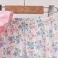 Pink Piggy Applique Ruffle Pants Set