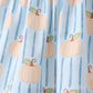 Gray Pumpkin Ruffle Shorts Set