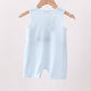Blue Stripe Football French Knot Jon Jon