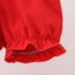 Maroon Farmland Ruffle Bloomer Set