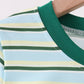 Blue Stripe Mallard Applique Top