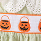 Green Pumpkin Smocked Bloomer Set