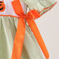 Green Pumpkin Smocked Dress