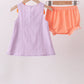 Purple Candy Smocked Bloomer Set