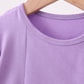 Purple witch applique stripe bloomer set