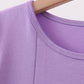 Purple witch applique dress