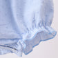 Blue Pumpkin Embroidery jacquard Ruffle Bubble