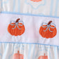 Blue Pumpkin Embroidery Bubble