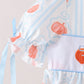 Blue Pumpkin Embroidery Ruffle Dress