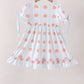 Blue Pumpkin Embroidery Ruffle Dress
