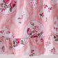 Pink Floral Bamboo Pants Set