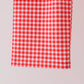 Grey character embroidery gingham pants set