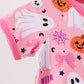 Pink Ghost Bamboo Romper