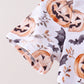 Gray Pumpkin Shorts Set