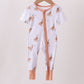 Duck Bamboo Zipper Romper