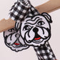 Red Georgia Go Dawgs Smocked Bubble