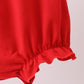 Red Georgia Go Dawgs Smocked Bubble
