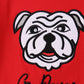 Red Georgia Applique Shorts Set