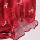Maroon Alabama Roll Tide Smocked Bubble