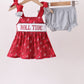 Maroon Alabama Roll Tide Smocked Bloomer Set