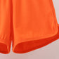Pumpkin spider bow shorts set