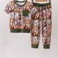 Forest Hunting Bamboo Pocket Pajama set