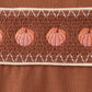 Brown Pumpkin Smocked Top