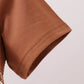 Brown Pumpkin Smocked Top