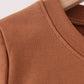 Brown Pumpkin Smocked Top