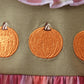 Camel Pumpkin Embroidery Ruffle Plaid Bubble