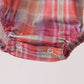 Camel Pumpkin Embroidery Ruffle Plaid Bubble