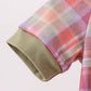 Camel Pumpkin Embroidery Plaid Bubble