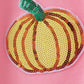 Pink Pumpkin Sequin Mom&me Top