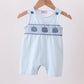 Blue Pumpkin Smocked Gingham Jon Jon